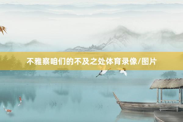 不雅察咱们的不及之处体育录像/图片