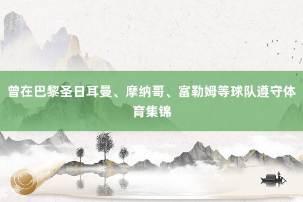 曾在巴黎圣日耳曼、摩纳哥、富勒姆等球队遵守体育集锦