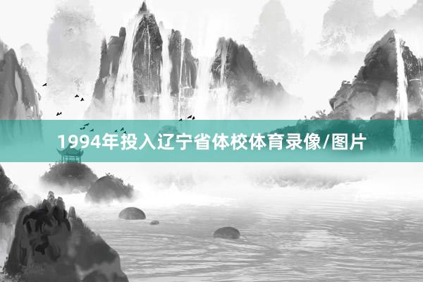 1994年投入辽宁省体校体育录像/图片