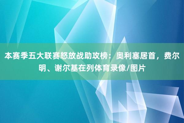 本赛季五大联赛怒放战助攻榜：奥利塞居首，费尔明、谢尔基在列体育录像/图片
