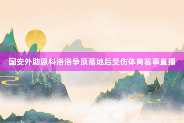 国安外助恩科洛洛争顶落地后受伤体育赛事直播