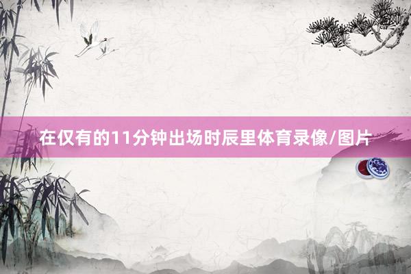 在仅有的11分钟出场时辰里体育录像/图片