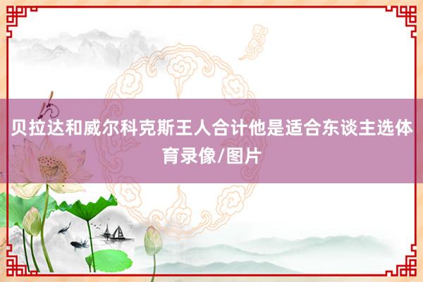 贝拉达和威尔科克斯王人合计他是适合东谈主选体育录像/图片