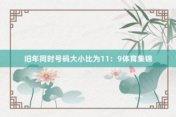 旧年同时号码大小比为11：9体育集锦